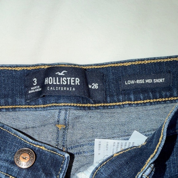 Hollister Women's Indigo Jean Shorts - Picture 2 of 5